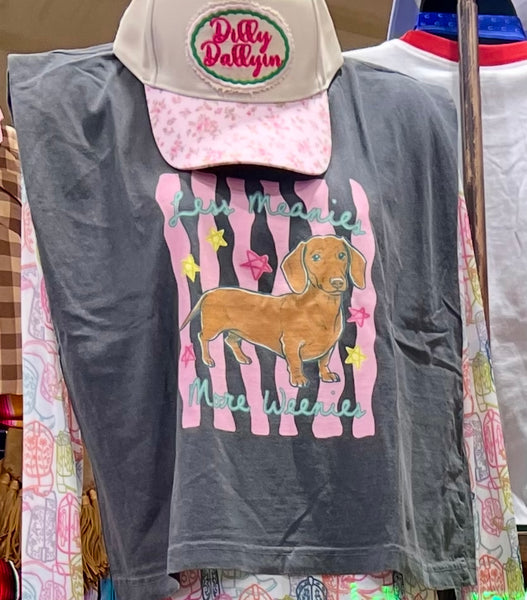 Less Meanies More Weenies Muscle Tank
