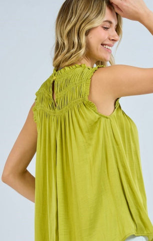 The Smocked Lime Tank