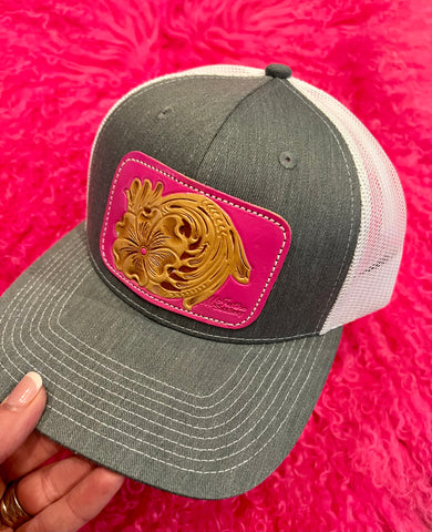 The Nashville Leather Patch Cap