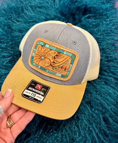 The Frontier Leather Patch Cap