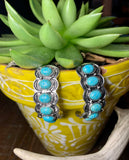 Turquoise Half Hoops