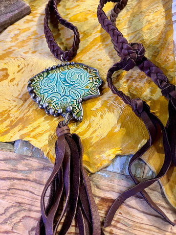 Big Chief Leather Necklace
