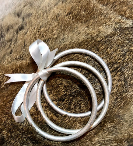 Silver Bangle Set