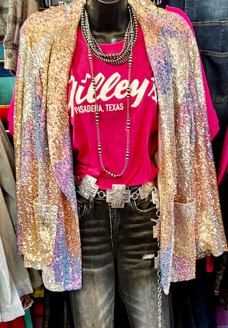 Hot Pink Gilley’s Tee