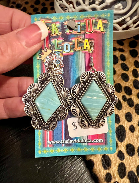 The Tamra Turquoise Earrings