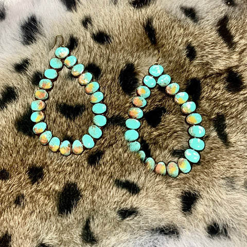 Turquoise Teardrop Earrings