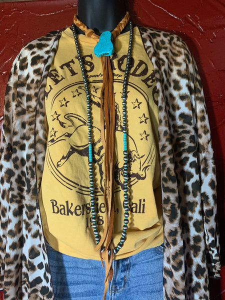 Turquoise & Navajo Pearl Necklace