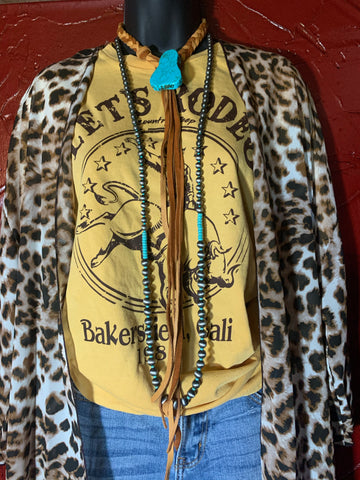 Turquoise & Navajo Pearl Necklace